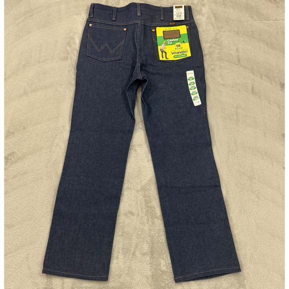 Wrangler Other - Wrangler Cowboy Cut Slim Fit Jeans Mens 34x30 Dark Wash Indigo 936DEN Denim NWT